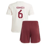 Dres Bayern Munich Joshua Kimmich #6 Tretina pre deti 2023-24 Krátky Rukáv (+ trenírky)